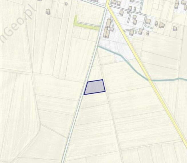 Działka 4271m² Oleszna - zabudowa zagrodowa