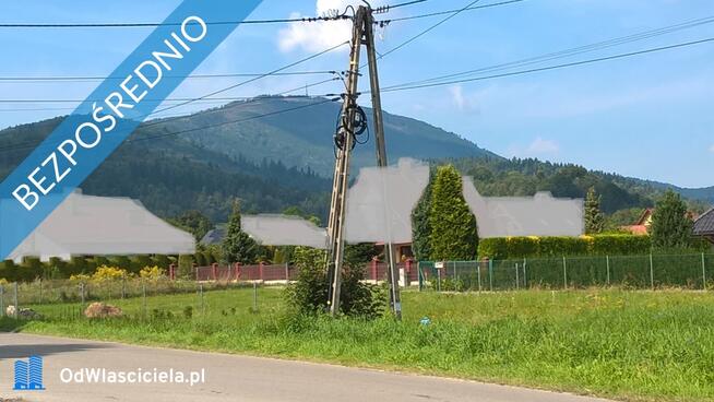 działka budowlana na sprzedaż gmina Lipowa pow.żywiecki