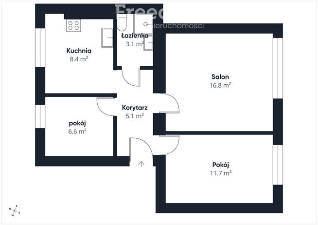 Mieszkanie 3 pokojowe Mielno