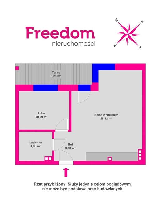 Nowoczesne, 2-pokojowe mieszkanie w Koszalinie