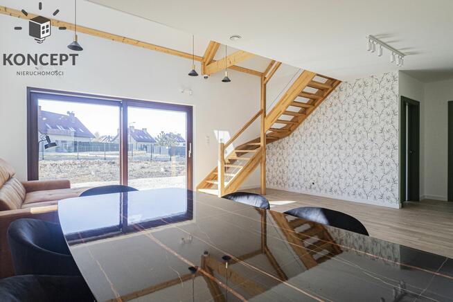 Wykończony wolnostojący dom KRZEPTÓW - duża działka