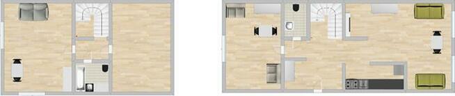 Katowicka 105, dwupoziomowe 3 pokoje, 66m2, taras