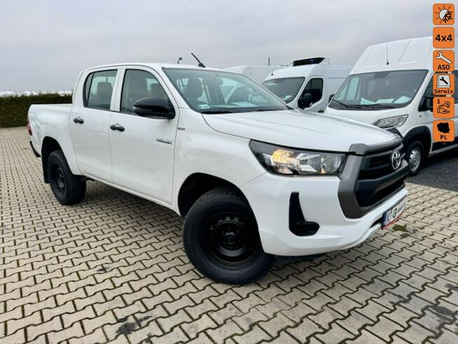 Toyota Hilux / SALON PL / 128 tys.km / 2,4-150KM / 4 x 4 / KLIMA / GWARANCJA