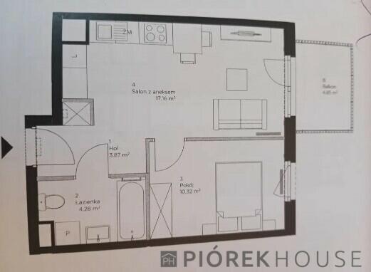 2-pokojowe mieszkanie na Włochach