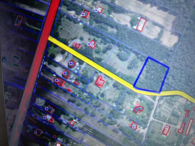 Działka budowla 3117 m2 w Kowali gm. Puławy.