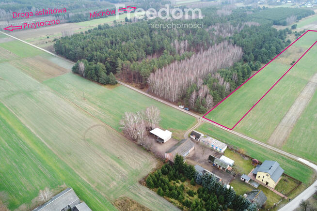 Działka rolna z dobrym dojazdem Mejznerzyn