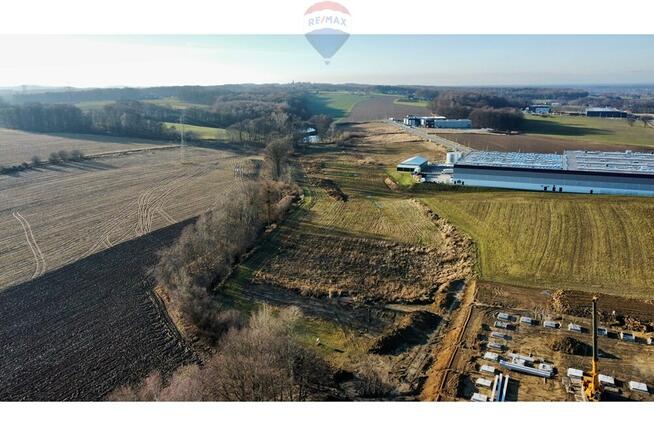 Działka pod zabudowę produkcyjno - usługową