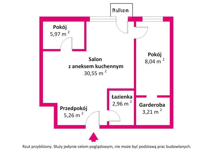 3 pokoje po remoncie z balkonem | Centrum Dąbia