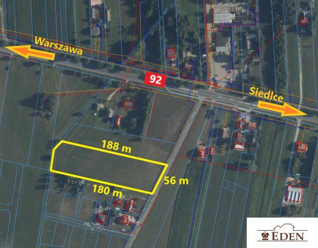 Działka inwestycyjna Polaki gm. Kotuń