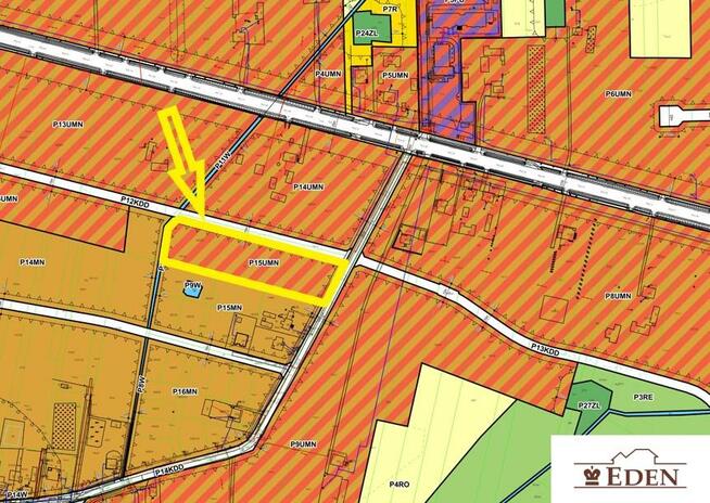 Działka inwestycyjna Polaki gm. Kotuń