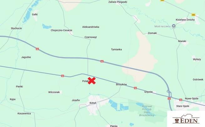Działka inwestycyjna Polaki gm. Kotuń