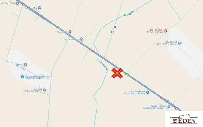 Działka rolna Chromna gm. Zbuczyn