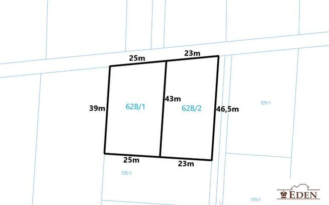 Działka budowlana Łazy gm. Łuków