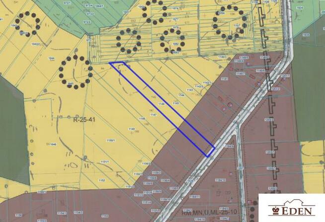 Działka rolno-budowlana Strzyżew gm. Łuków