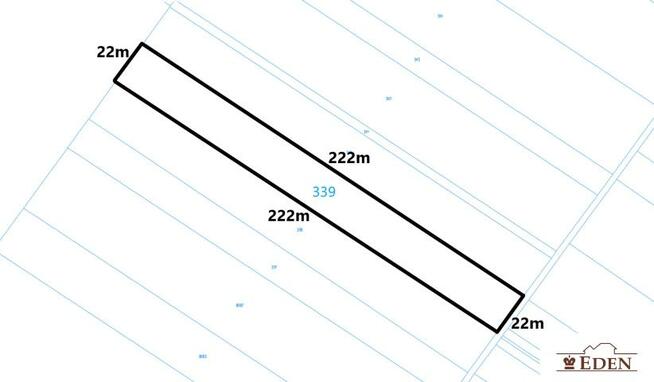 Działka leśna Łuków Zimna Woda
