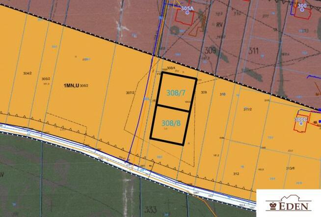 Działka budowlana Łazy gm. Łuków