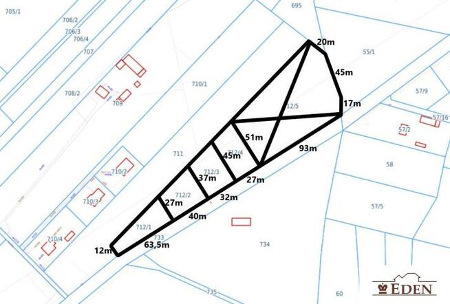 Działka budowlana Jeruzal gm. Mrozy