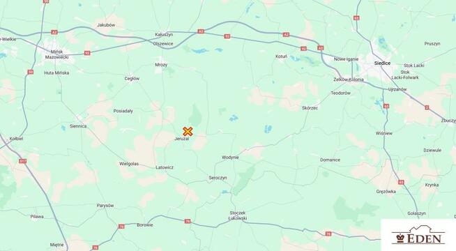 Działka budowlana Jeruzal gm. Mrozy