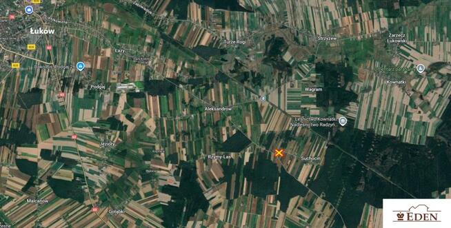 Działka budowlana Suchocin gm. Łuków