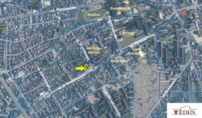 Działka budowlana Łuków, Sienkiewicza