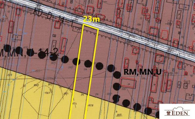Działka rolno-budowlana Kownatki gm. Łuków