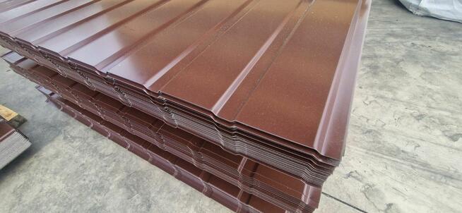 Blacha panelowa t-6 brąz 8017 połysk 2 gatunek