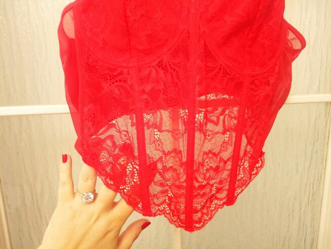 Koronkowy gorset, XL