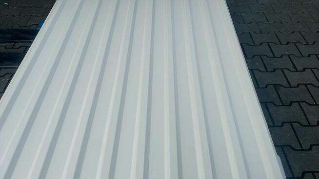 Blacha trapezowa 3m 0.60mm Biała na dach, szopę, garaż