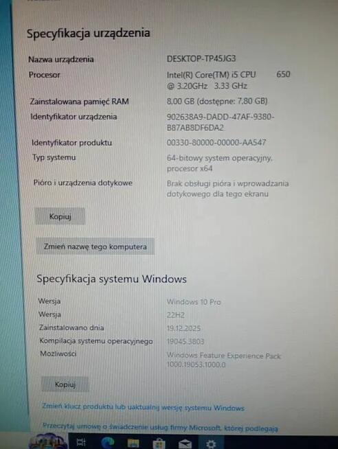 Komputer stacjonarny