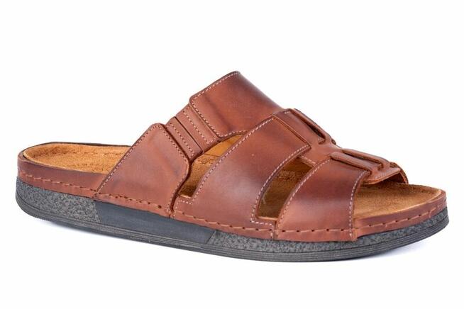 Klapki męskie na wygodnej podeszwie Łukbut