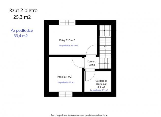 Energooszczędny dom. Fotowoltaika. 400 m- PKP. Zgorzała / Warszawa