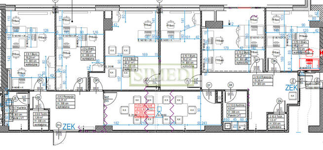 Biuro nowoczesna aranżacji dopasowane do Najemcy
