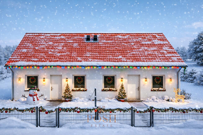 PROMOCYJNA CENA Bliźniak Spalice | Duży ogród 10a!