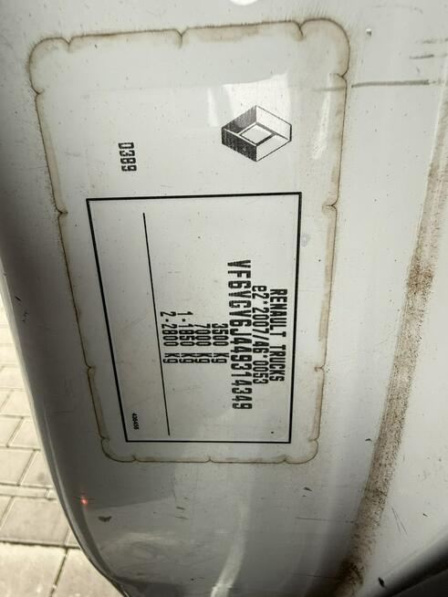 Renault Master 2.3DCI Kiper Wywrotka Doka 7os Brygadówka Klima Bliżnia