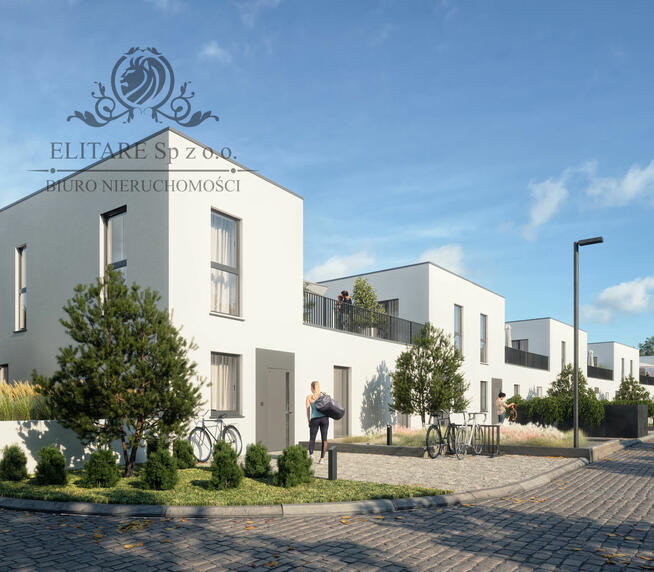 Mieszkanie Atrialne 81,16m2+ogr16,54m2+ taras20,74m2+ mp/ Jagodno