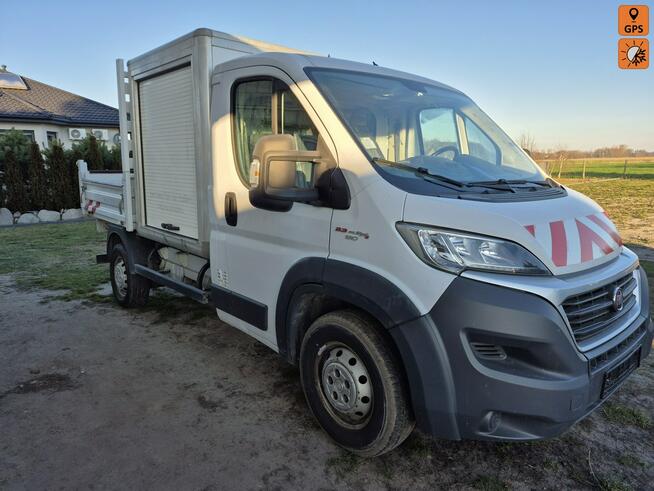 Fiat Ducato 2.3jtd WYWROTKA Z SCHOWKIEM klimatyzacja import francja
