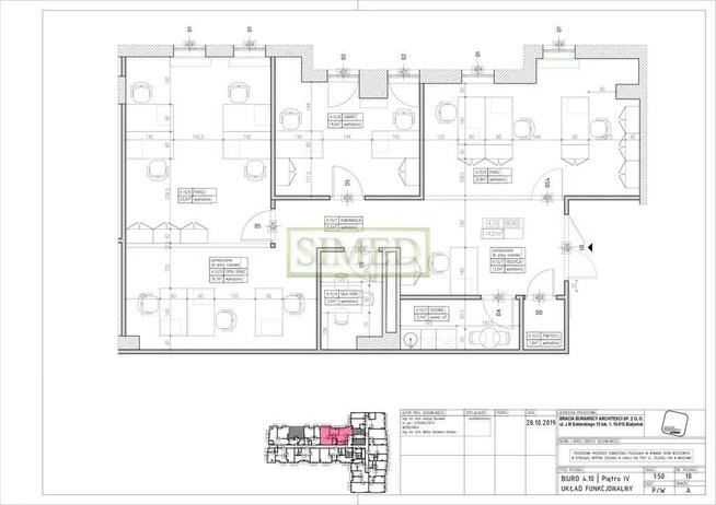 Biuro nowoczesna aranżacji dopasowane do Najemcy