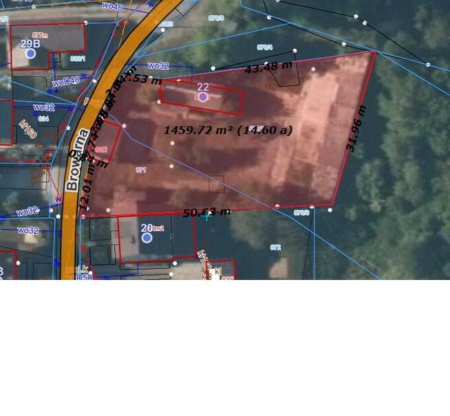 Działka budowlana Kielce Zalesie, Browarna