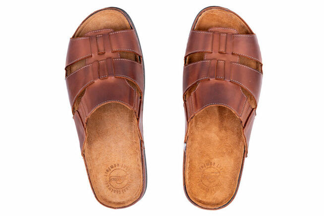 Klapki męskie na wygodnej podeszwie Łukbut