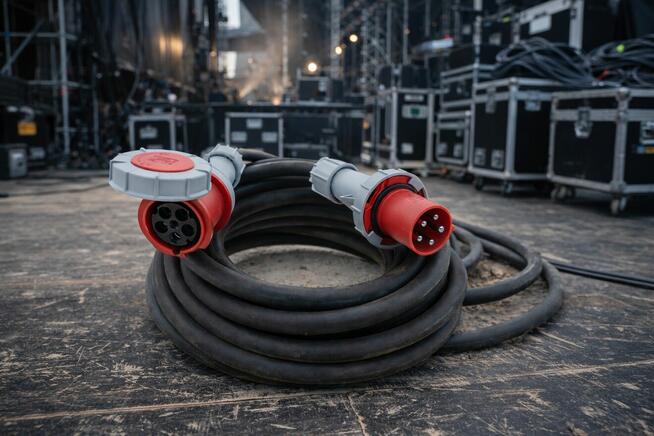 Przedłużacz siłowy na wymiar 400V | 63A | 5 x 10 mm2 | Top j