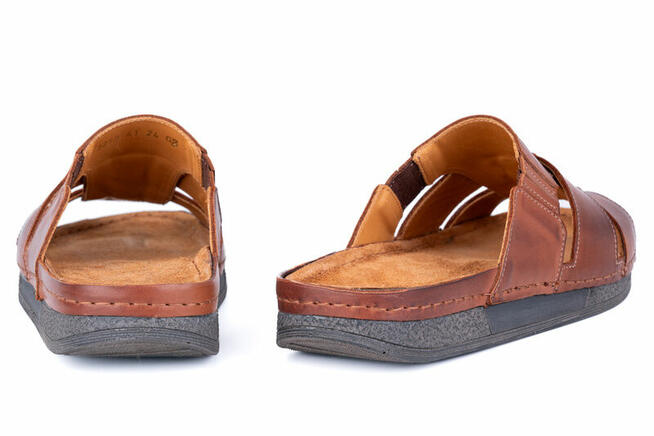 Klapki męskie na wygodnej podeszwie Łukbut