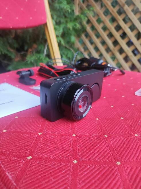 Kamera Samochodowa Wideorejestrator 1080P Przód Tył Wnętrze