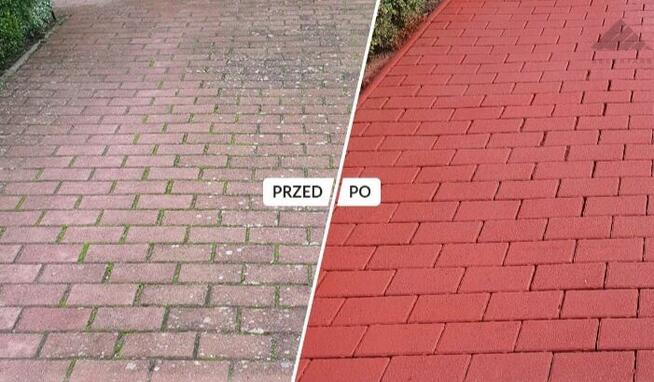 Malowanie kostki brukowej, Mycie kostki brukowej, piaskowanie