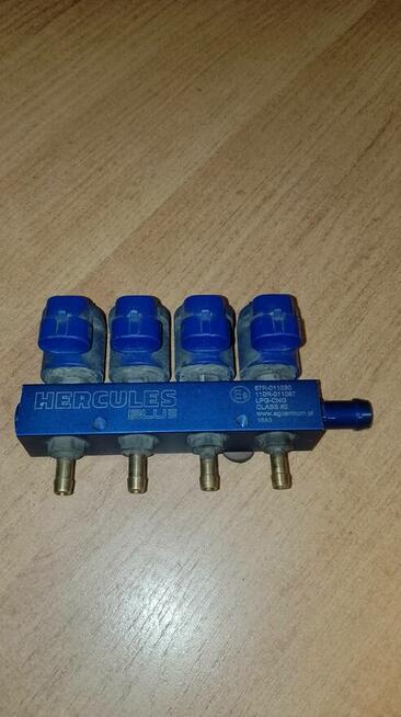 Wtryskiwacz gazowe LPG listwa niebieski Hercules