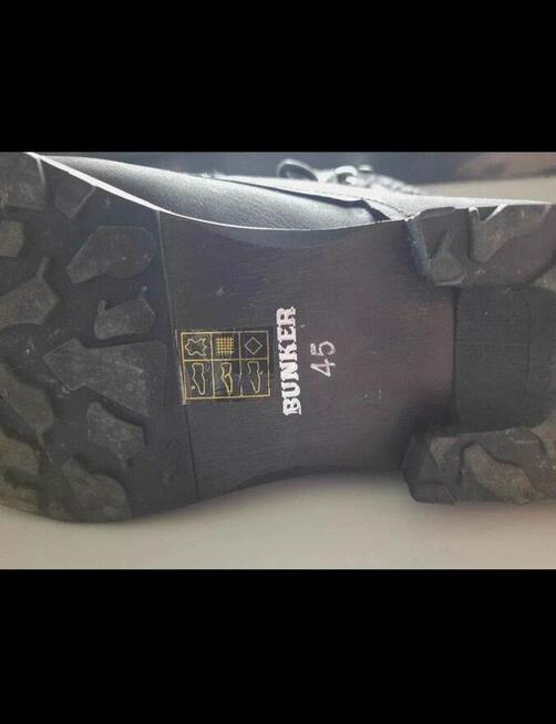 Trapery Bunker Rozm.45 Skóra Naturalna Super stan Wkładka 29