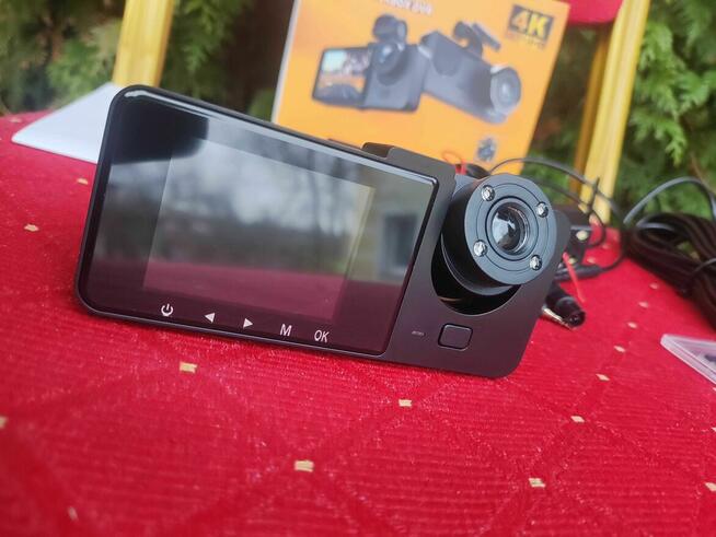 Kamera Samochodowa Wideorejestrator 1080P Przód Tył Wnętrze