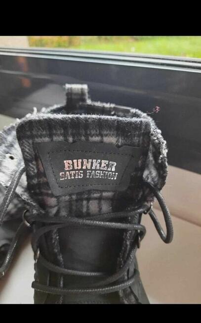 Trapery Bunker Rozm.45 Skóra Naturalna Super stan Wkładka 29