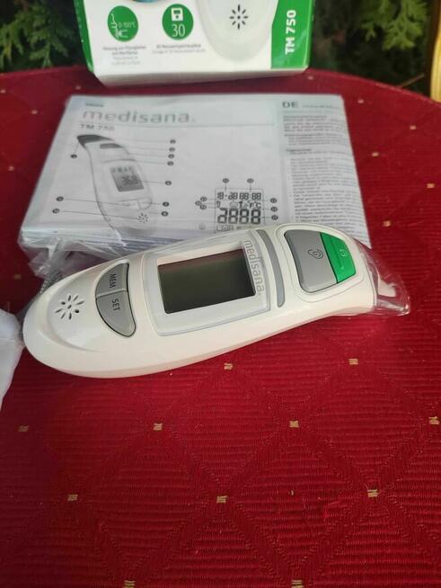 Termometr bezdotykowy Medisana na czoło do ucha temperatury