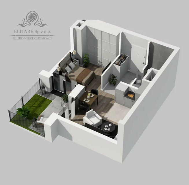 Mieszkanie 33,41m2 z możliwością wydzielnia sypialni/Kleczków, Wrocław