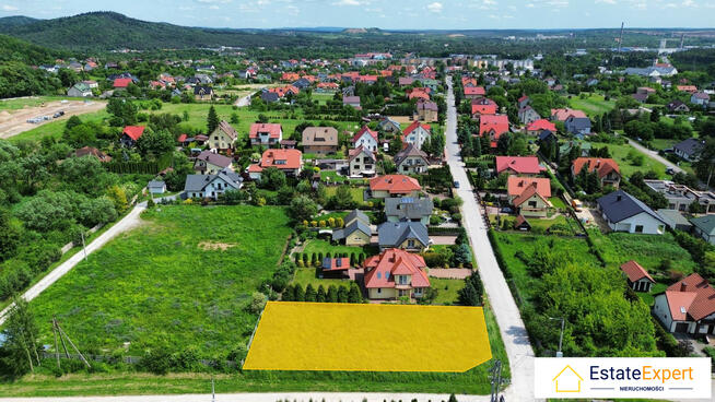 Atrakcyjna działka budowlana Zgórsko gm. Nowiny, ul.Słoneczna